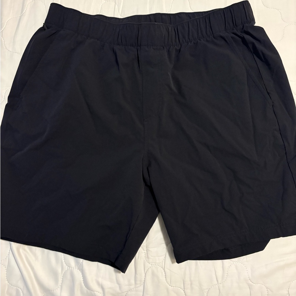 Men's RHOBACK Black Athletic Shorts